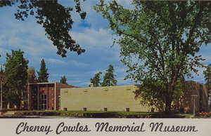 Postcard of the Cheney Cowles Memorial Museum in Spokane, Washington.