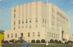 Postcard is a photograph of the Clark County Courthouse in Vancouver, Washington. | Clark County Courthouse, Vancouver, Washington.