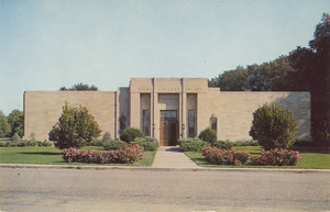 Postcard is a photograph of the Boise Gallery of Art, now named the Boise Art Museum, in Boise, Idaho.  |  Boise Gallery of At (The place to go is Idaho) Located in Julia Davis Park, off Capitol Blvd., Boise, Idaho. Constructed in 1937 as a W.P.A. project. The Boise Gallery of Art is owned by the City of Boise, and operated by the Boise Art Association, Inc.