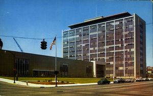 Postcard of the Pierce County Courthouse in Tacoma, Washington.