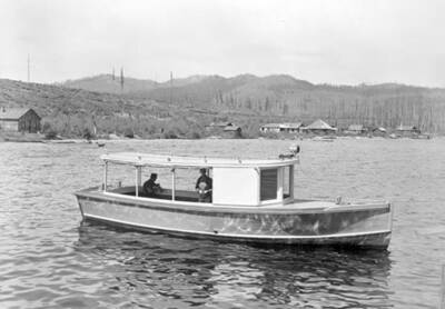 Boat BRC 1 at Kalispell Point in Priest Lake, Idaho.