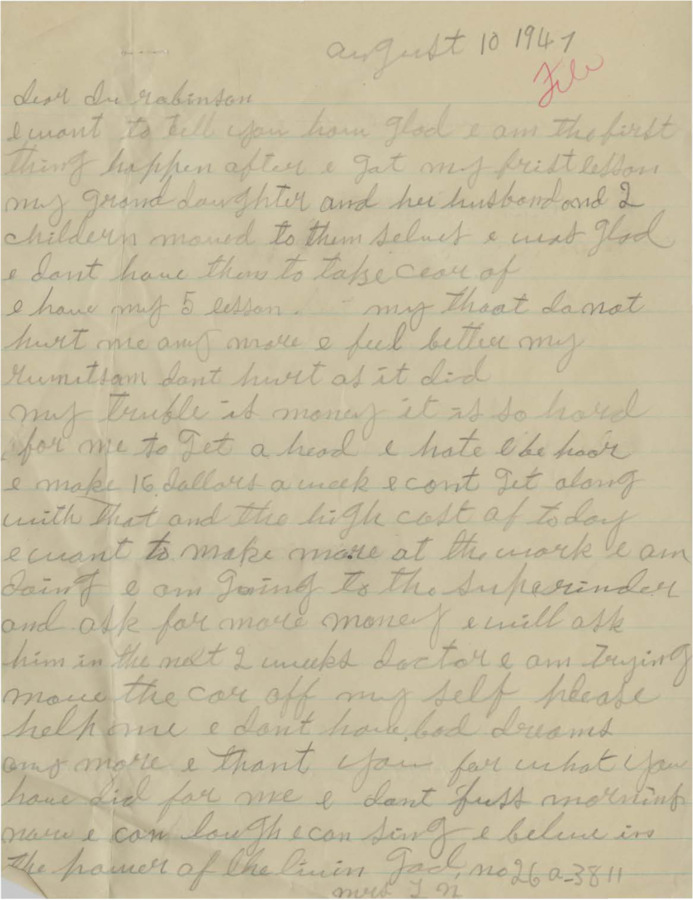 Letters exchanged between DeBolt or Robinson and students with last names beginning alphabetically N-Q discussing the exchange of Psychiana lessons, subscriptions to Psychiana publications, payment for these materials, donations, personal successes or hardships, and/or praise or dissatisfaction with Psychiana materials and teachings. Return letters address these concerns, often as form letters.