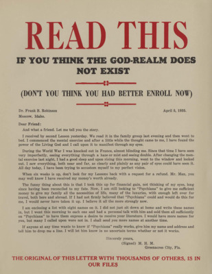 Read This if You Think the God-Realm Does Not Exist