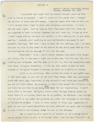 1937 National Convention Speech - Lecture 2