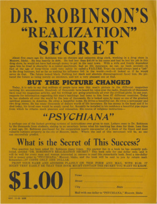 Dr. Robinson's 'Realization' Secret