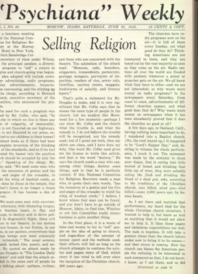 Psychiana Weekly - June 29, 1940