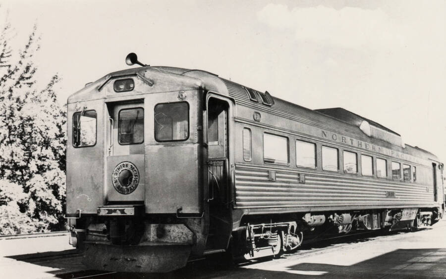 The Northern Pacific Bus Car that ran from Spokane to Lewiston.