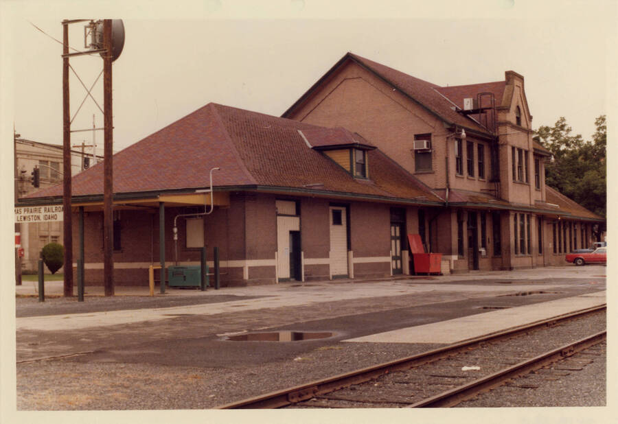 The Camas Prairie Railroad Station in Lewiston, Idaho.