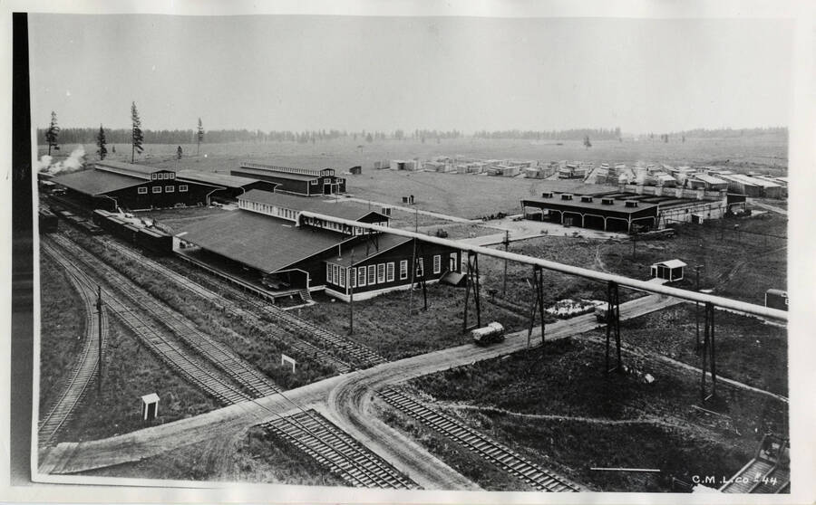 Craig mountain lumber mill 3-4 years after its construction, construction started in 1911.