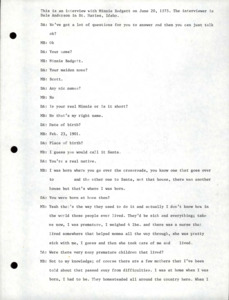 Transcript of interview