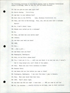 Transcript of the interview