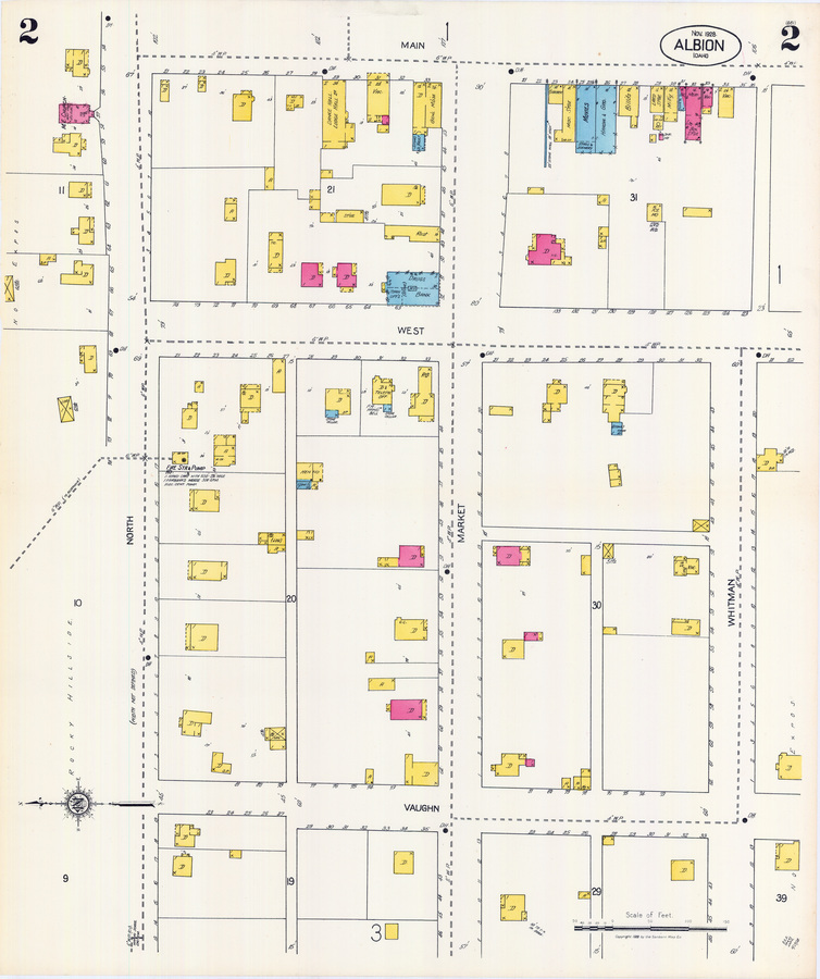 Sanborn Fire Insurance Map from Albion