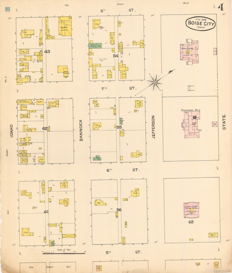 dwelling; livery; wash house; carriage shed; episcopal church; boarding; grocery; photographer; cobbler; female boarding; salvation army barracks; carpenter; shed; soap facility; soap facility; cabin; chicken house; wagon shop; county court house; county jail; territorial building; high school
