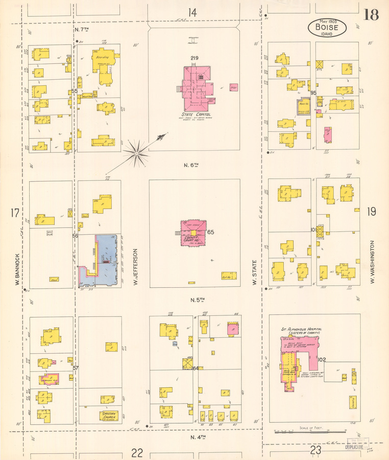 boarding; dwelling; shed; out house; christian church; county court house; jail; state capitol; ware house; laundry; hospital; carpenter; hen house; stall;