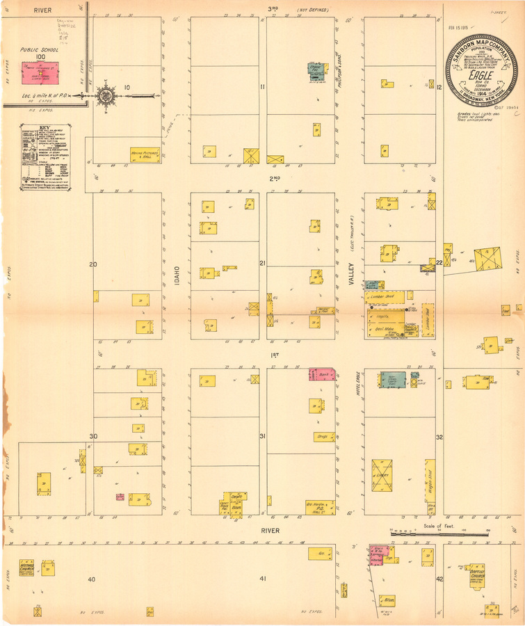 Sanborn Fire Insurance Map from Eagle