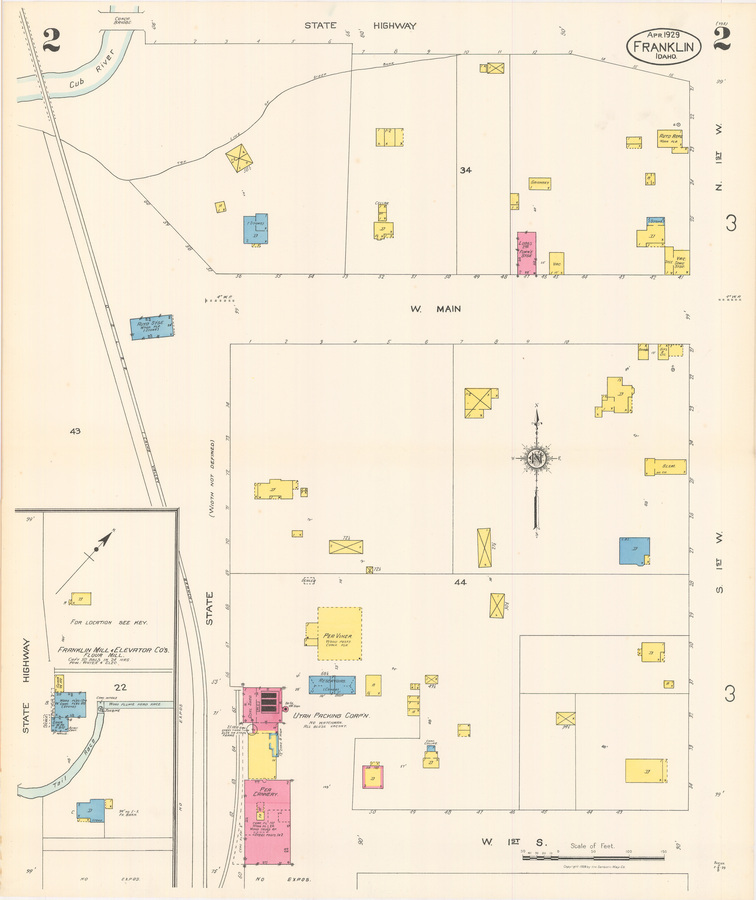 Sanborn Fire Insurance Map from Franklin