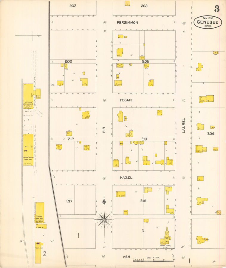 Sanborn Fire Insurance Map from Genesee