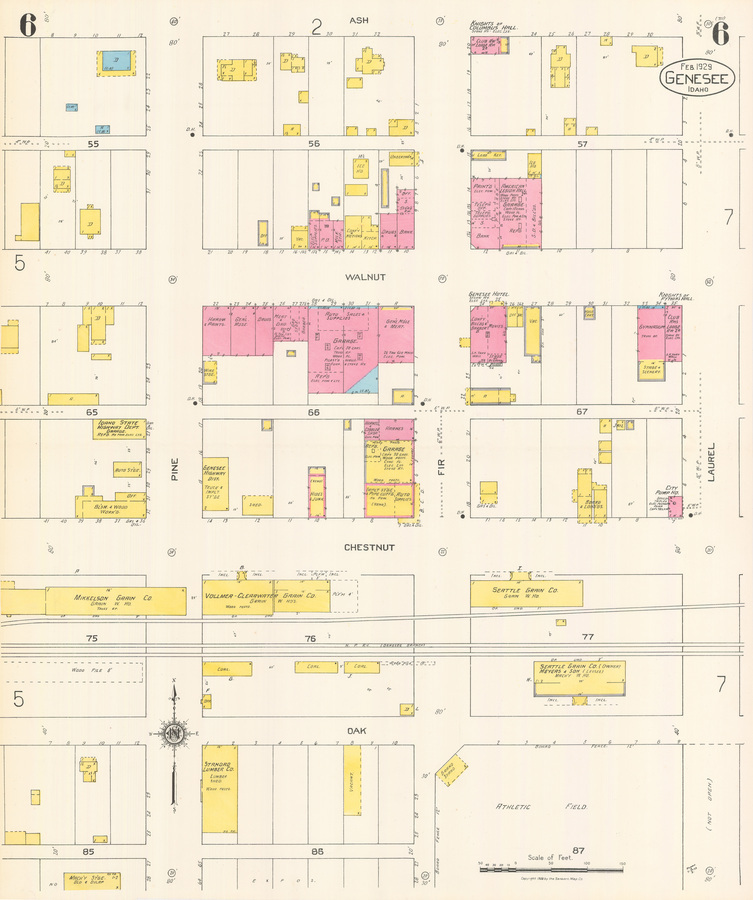 Sanborn Fire Insurance Map from Genesee