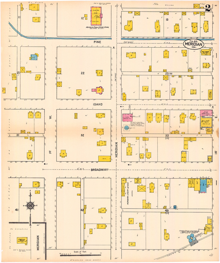 dwelling; furniture; methodist episcopal church; printing; pumping station; hardware; paints and oils; agricultural implements; shed; black smith; christian church; carpenter; notions; hall; vacant; grain storage; grain and elevator company; livery and feed