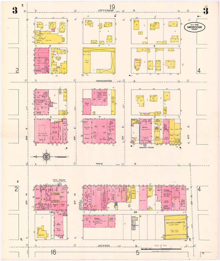 dwelling; office; plumbing; second hand store; meat; grocery; creamery; apartment; vacant; auto storage; shed; electric supplies; bakery; printing; jail; hardware storage; drugs; variety; beauty shop; city hall; lodging; general merchandise; harness shop; cabinet shop; black smith; implement storage; batteris; movies; wood working; auto painting; cobbler; tailor and pressing; auto supplies; hotel; undertaker; auto sales; telegraph office; garage; billiards; meat; barber; cigars; cards; repairing; feed and seed; lumber company; transformer house