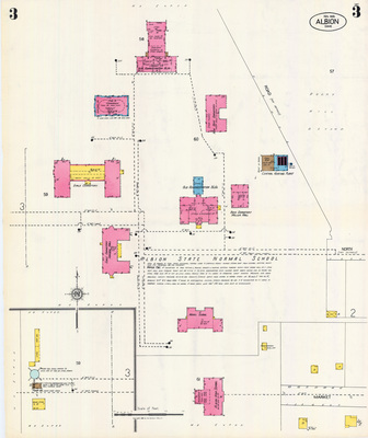Sanborn Fire Insurance Map from Albion