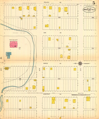 Sanborn Fire Insurance Map from American Falls