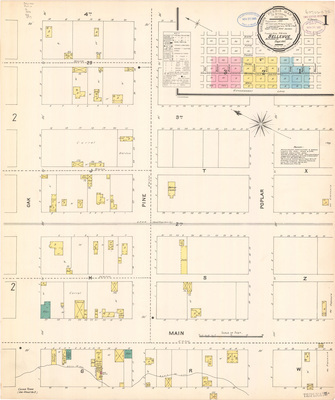 Sanborn Fire Insurance Map from Bellevue