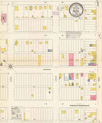 Sanborn Fire Insurance Map from Buhl