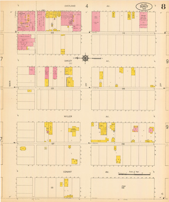 Sanborn Fire Insurance Map from Burley