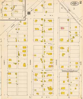 Sanborn Fire Insurance Map from Caldwell