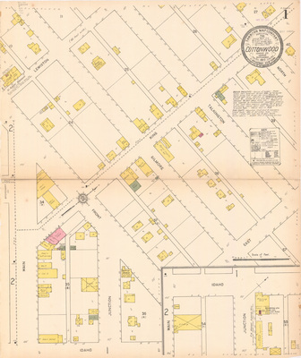 Sanborn Fire Insurance Map from Cottonwood