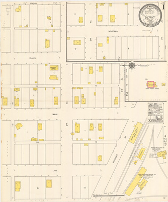Sanborn Fire Insurance Map from Deary
