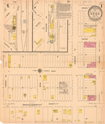 Sanborn Fire Insurance Map from Eden