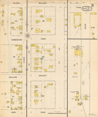 Sanborn Fire Insurance Map from Hailey