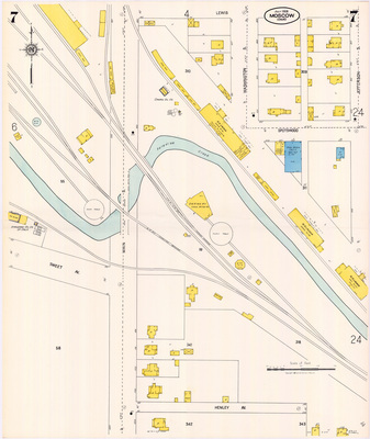 Sanborn Fire Insurance Map from Moscow