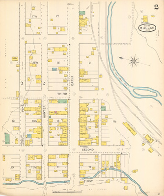 Sanborn Fire Insurance Map from Mullan