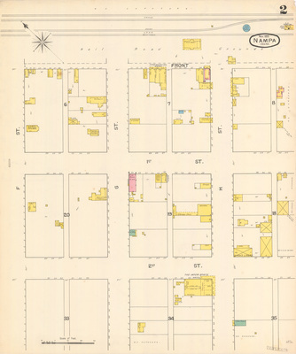 Sanborn Fire Insurance Map from Nampa