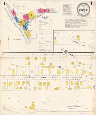 Sanborn Fire Insurance Map from Orofino