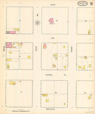 Sanborn Fire Insurance Map from Payette