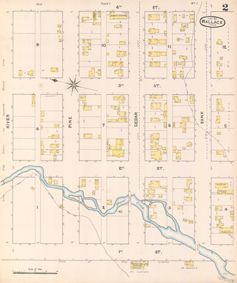 Sanborn Fire Insurance Map from Wallace