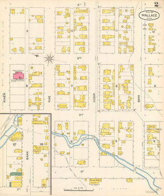 Sanborn Fire Insurance Map from Wallace