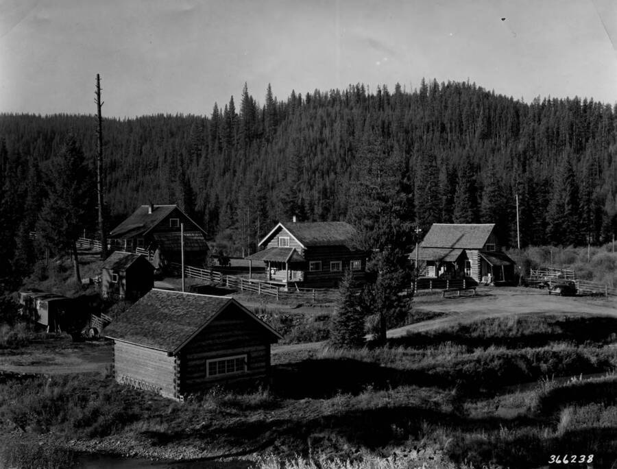 Red River Ranger Station, Nez Perce National Forest, Built 1920, Swan, K. D., 1938