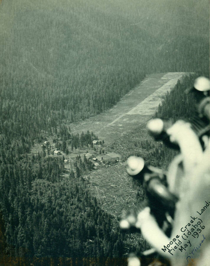 Moose Creek Landing Strip, Photographer Unknown, 1936