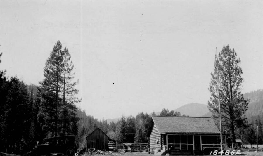 Allen Ranger Station, Bitterroot National Forest, Theo Shoemaker, 1924