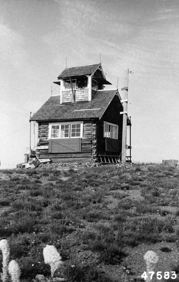 Green Mountain lookout, Curtis, Chester, 1951