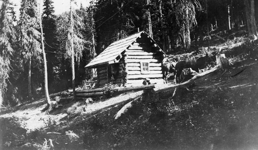 Burnt Knob Cabin, Photographer Unknown, 1920
