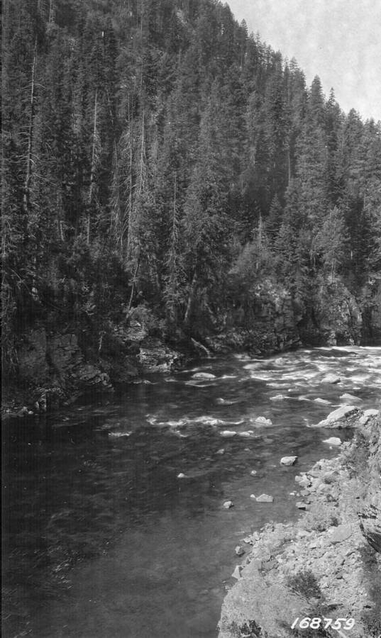 Selway River Scene, Selway National Forest, Flint, Howard, 1922