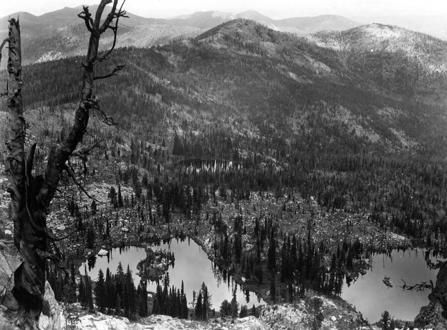 Burnt Knob Lake, Nez Perce National Forest, Swan, K. D., 1938