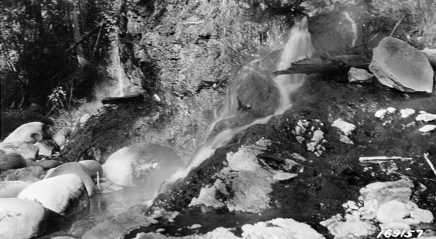 Hot Springs on Warm Spring Creek, Powell Ranger District, Selway National Forest, Beatty, D. L., 1922