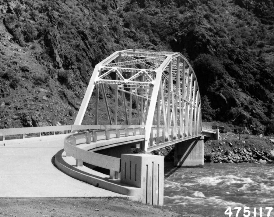 Engineering-Bridges, June, Lake Creek Bridge On The Main Salmon River, Eight Miles East Of Riggins Id, Curtis, Chester, 1952-06-01
